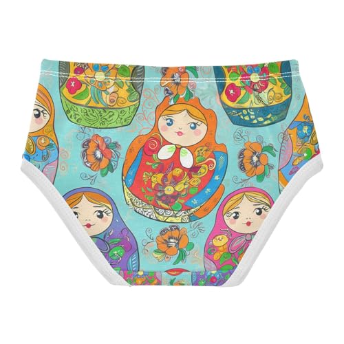 Colorful Nested Russia Dolls Toddler Girls's Underwear 2T 202c12342