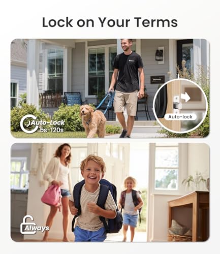 DESLOC C100 Keyless Entry Door Lock with Visual Display, Auto Lock - image 5