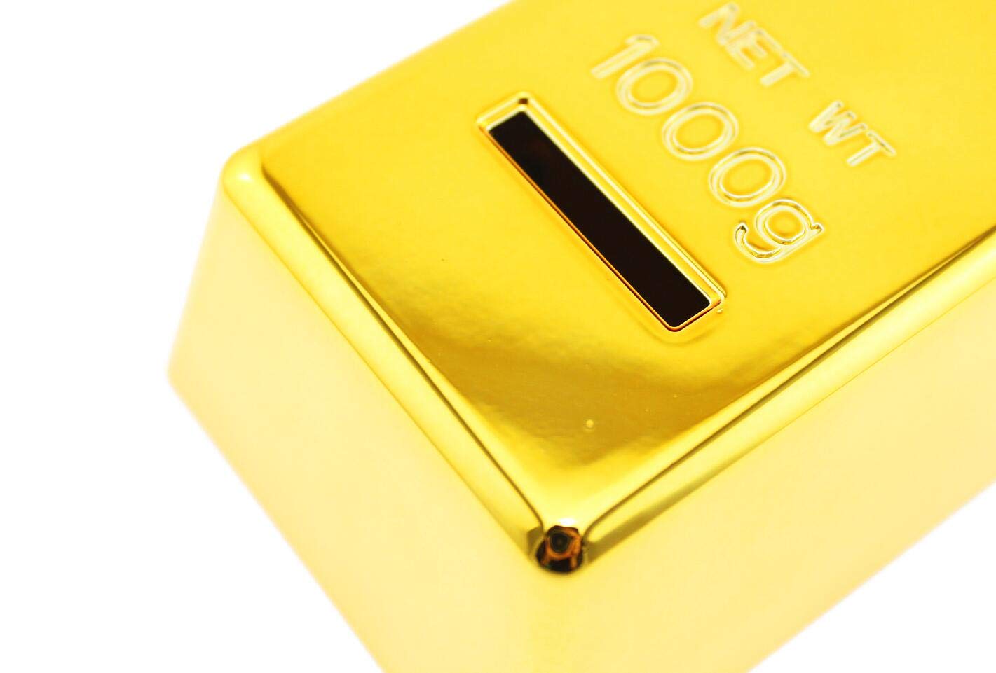 Amazon | Olive-G お金が貯まる 金運 財運 金塊 ゴールドバー 貯金箱