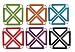 Tenta Kitchen Expandable Silicone Trivets (6, multi)