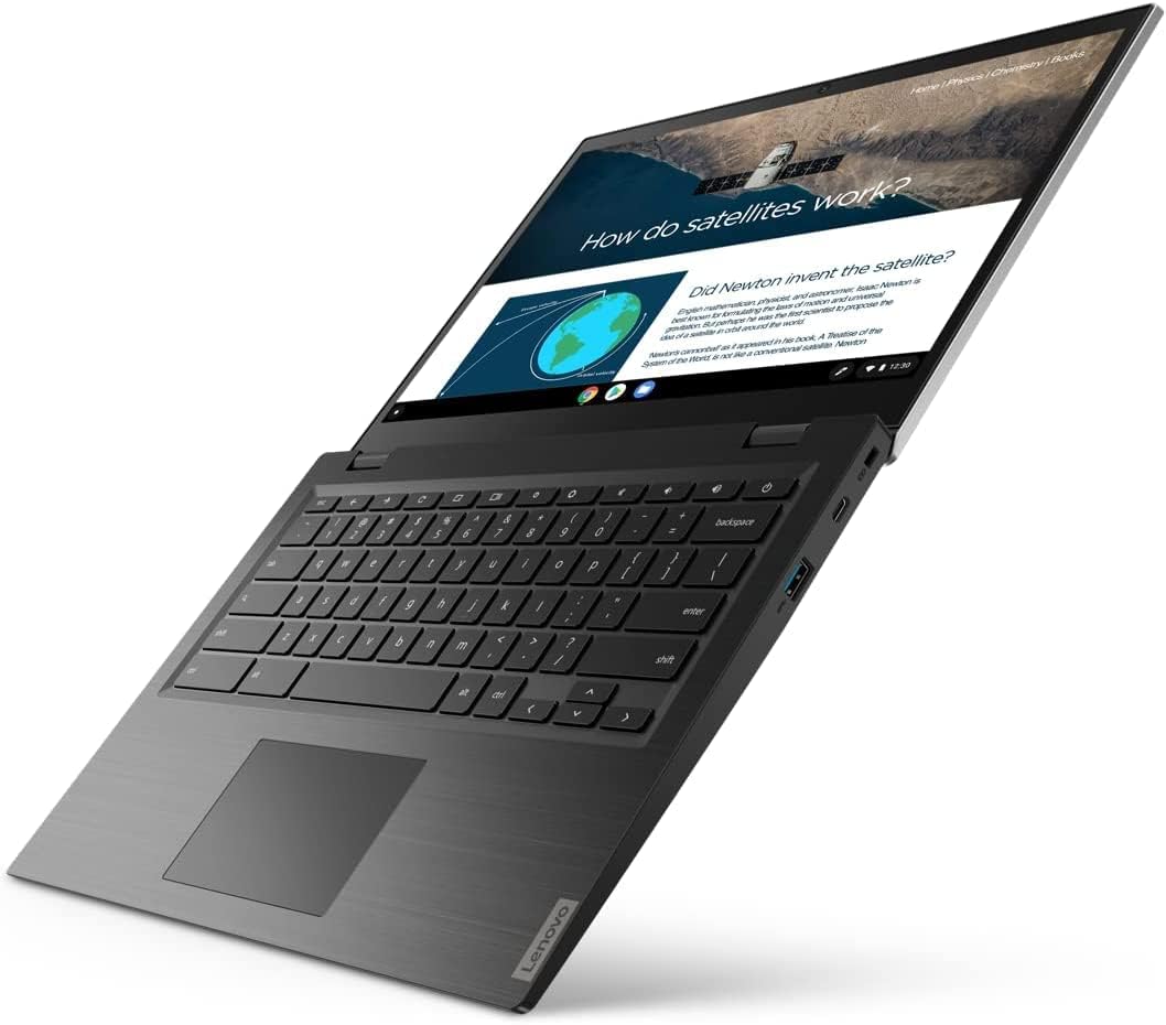 Lenovo 14e Chromebook Business Laptop da 14" (1536 x 864), AMD A4-9120CU, 4 GB di RAM, 32 GB eMMC, Tastiera QWERTY USA, Chrome OS (Ricondizionato)