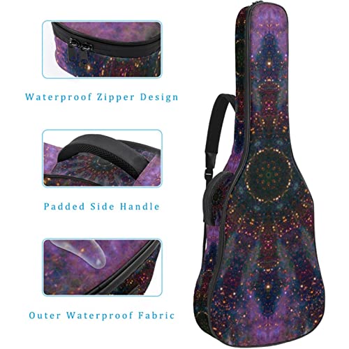 Housse pour guitare acoustique Mandala, 1 cm d’épaisseur rembourrée, étanche, 101,6 cm, 101,4 cm, 102,7 cm, Multicolore… - Les Beatles, Paul McCartney, John Lennon, RIngo Starr, George Harrison Housse pour guitare acoustique Mandala, 1 cm d'épaisseur rembourrée, étanche, 101,6 cm, 101,4 cm, 102,7 cm, Multicolore… – Image 5
