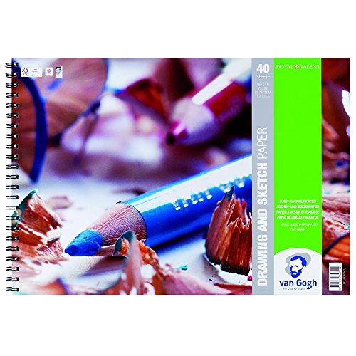 Royal Talens Van Gogh Dibujo Y Boceto Espiral Pad 11,7&Quot;X 16,5&Quot; (29,7 X 42Cm)