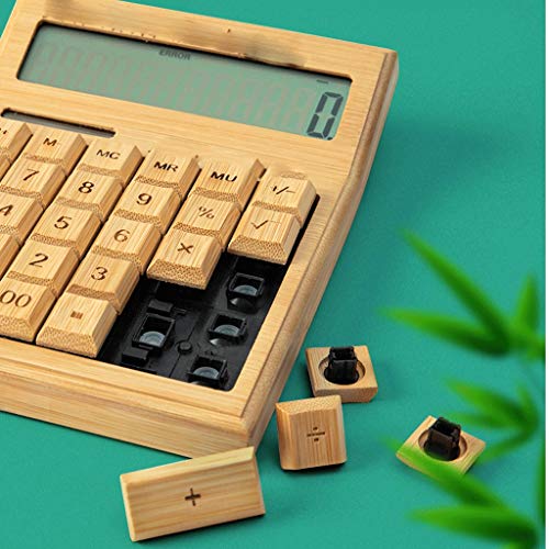 Calcolatrice a 12 cifre a batteria solare da ufficio con doppia alimentazione e ampio display LCD, ideale per uso domestico e ufficio