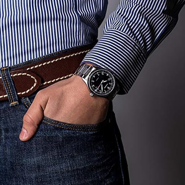 Junkers Professor analog automatisk klocka safirglas