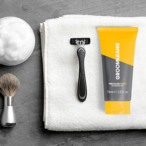 Mens Toiletry Gift Set GROOMARANG ‘Power of Man’ Toiletries Gift Set for Men Includes Hair & Body Wash, Face & Neck Cream, Shaving Gel, Aftershave Gel & Hair Paste Mens Toiletry Gift Set GROOMARANG ‘Power of Man’ Toiletries Gift Set for Men Includes Hair & Body Wash, Face & Neck Cream, Shaving Gel, Aftershave Gel & Hair Paste