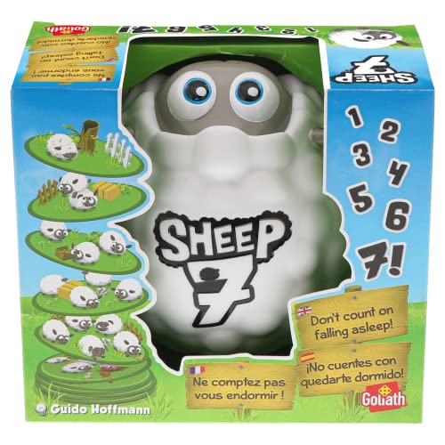 Goliath Goliath - Sheep 7 - Gioco d'atmosfera per bambini dai 6 anni - Gioco di società di velocità - Raccogli il tuo gregge più velocemente e diventa il miglior pastore - Buzzer Mouton - 2-4 giocatori - 15