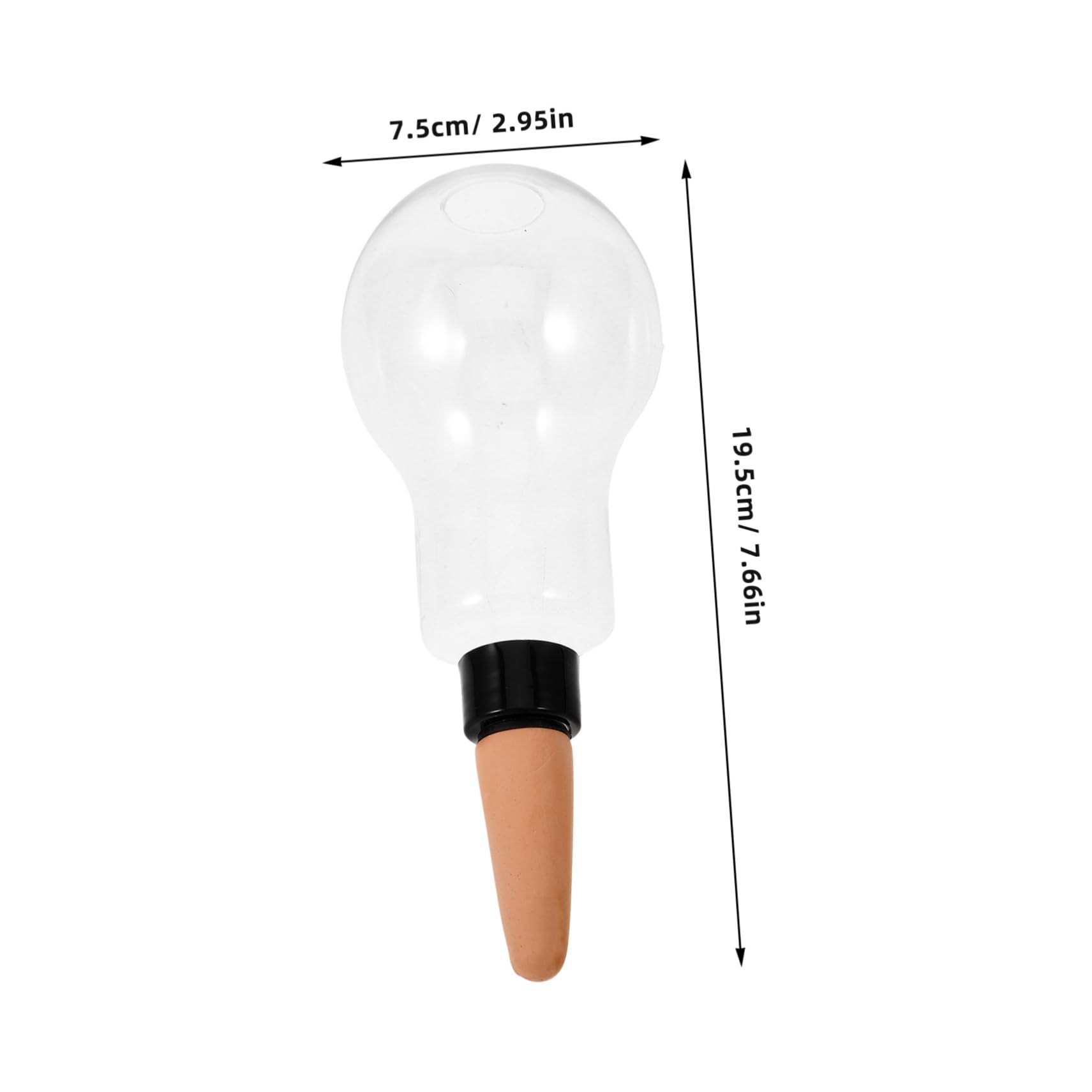 HEMOTON 4 Ensembles Dispositif D'arrosage Automatique pour Mis en Pot Arrosage À Plantes D'intérieur Pointes D'ampoule D'arrosage des Plantes Céramique 2 Pièces * 4
