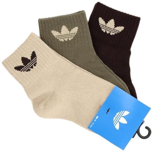 [�A�f�B�_�X �I���W�i���X] adidas Originals/adidas HERI MID ANKLE SOCK 3 P �X�g�[���J�[�L�^�I���[�u�X�g���[�^�^�I KM