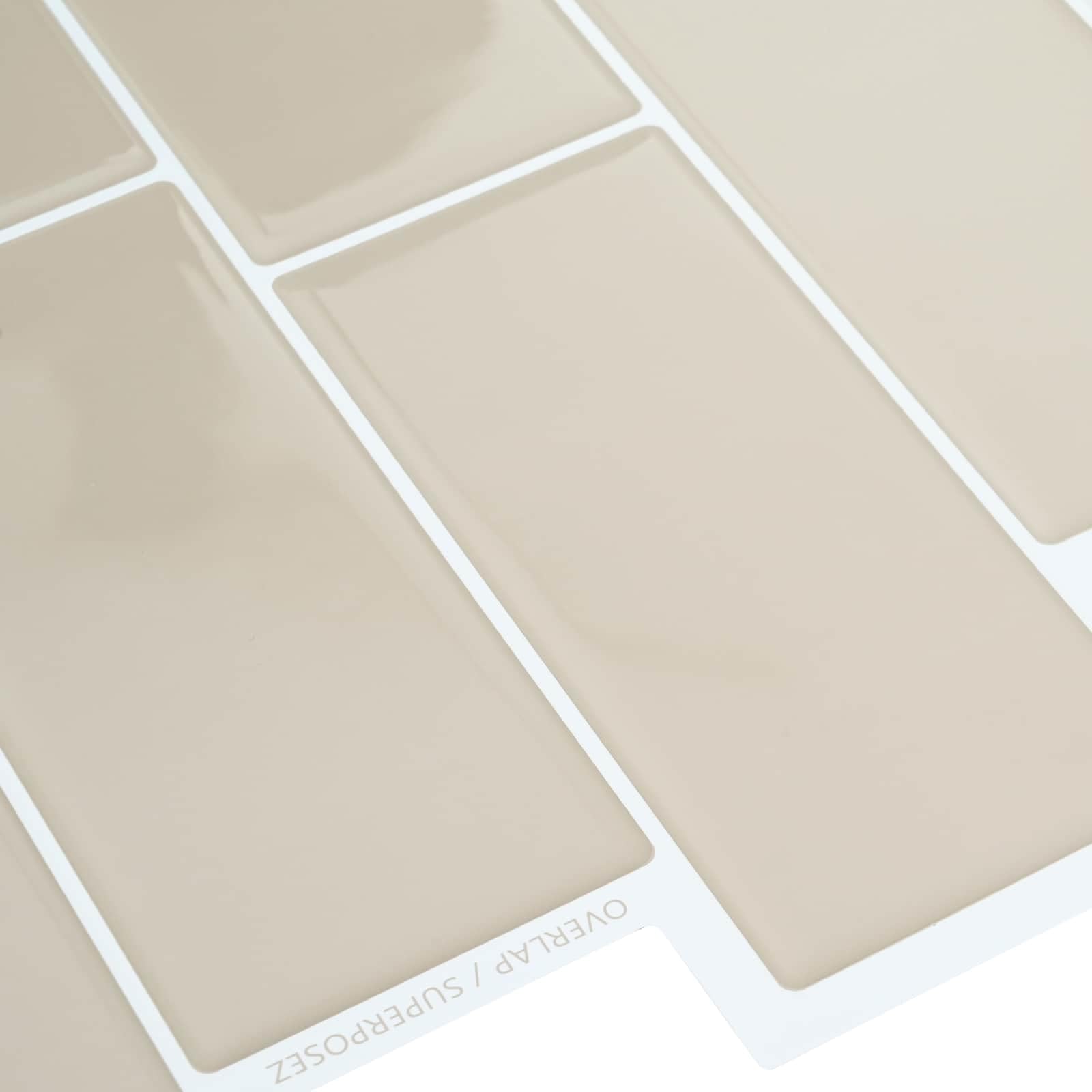 Baldosas de metro (20 unidades, 29 x 21 cm, poliuretano y PET)