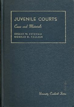 Hardcover Juvenile courts, cases and materials, Book