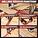 Saker New 4 in 1 Router Milling Groove Bracket|Cabinet Hardware Jig with Automatic Center Punch|Router Milling Groove Bracket Advantages|Router Guides for Woodworking