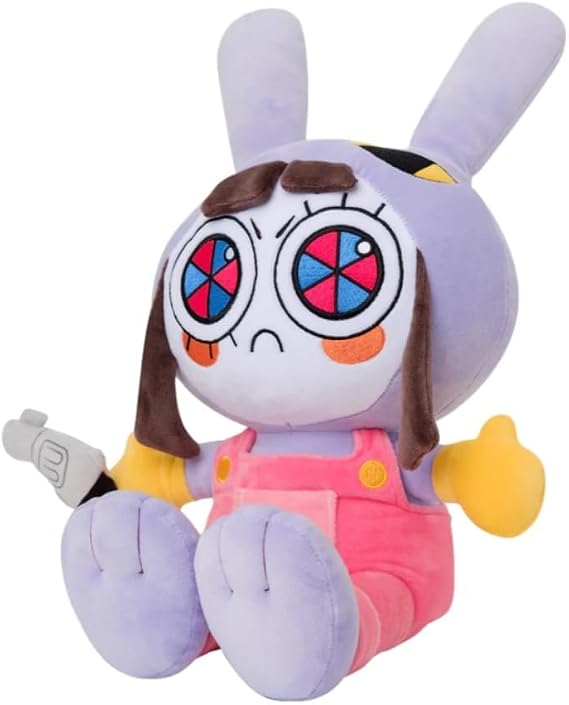 Maid Jax Plush Cute Stuffed Figure Plushie Toy Suit Pomni Plush Doll for Fans (Pomni A)