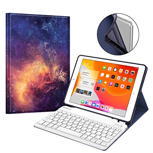 Fintie Keyboard Case for New iPad 7th Generation 10.2 Inch 2019, Soft TPU