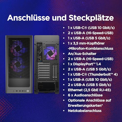 Lenovo Legion Tower T7i Gaming AI Desktop-PC | NVIDIA GeForce RTX 5080 16GB GDDR7 | Intel Core Ultra 9 285K | 64GB RAM | 2TB SSD | Win11 | Storm Grau | 34L | 2 Jahre Premium Care | 3 Monate GamePass