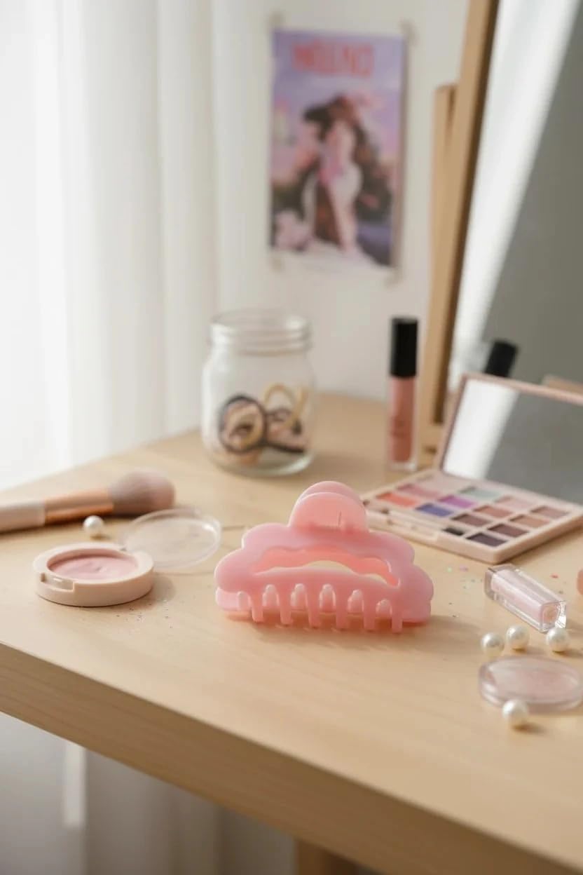 Miniso Kadın Selüloz Asetat Saç Klipsi, Standart, 2019480810106, Renkli