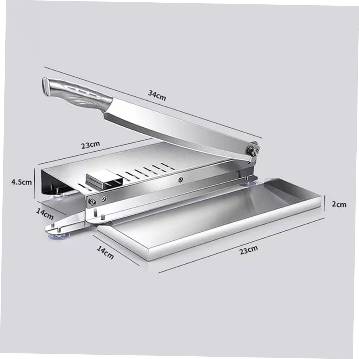 Garneck Meat Cutter Knife Meat Slicer Commercial Slicer Meat Cleaver Knife Meat Chopper
