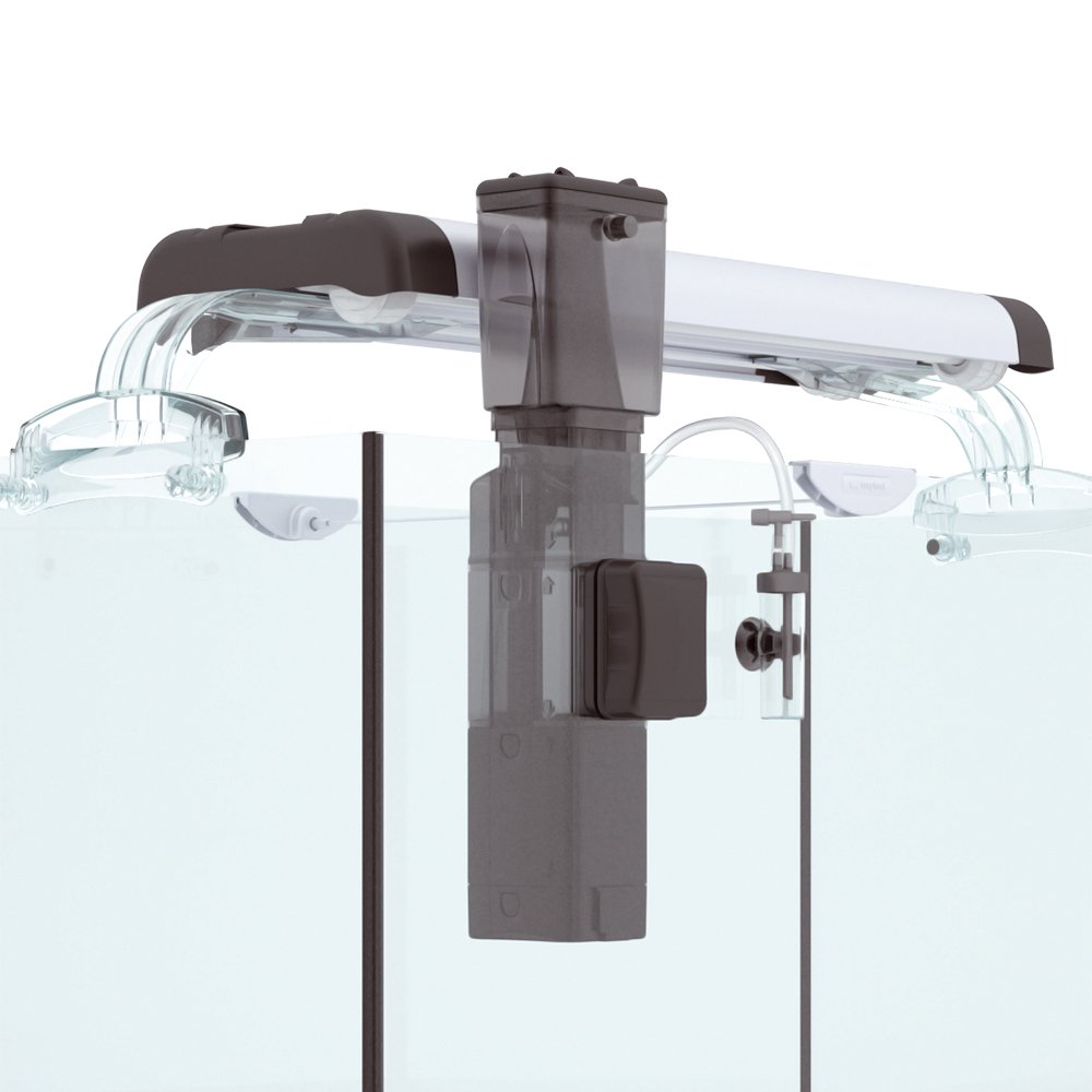 Ferplast Schiumatoio Interno Acquari Marini Fino a 250 Litri BLUSKIMMER 250, Pompa Sommergibile Integrata, 10 x 12 x h 41 cm