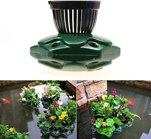 4pcs Aquaponics Floating Pond Planter Basket Kit - Hydroponic Island Gardens by Aquarium Supplies