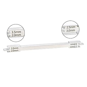 Dental Orthodontic Gauge Height Moveable Bracket Adjustable Locator Dentist Lab Measuring Instruments Tools 3 Different Sizes/Box(2.5-6.0mm)