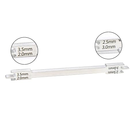Dental Orthodontic Gauge Height Moveable Bracket Adjustable Locator Dentist Lab Measuring Instruments Tools 3 Different Sizes/Box(2.5-6.0mm)
