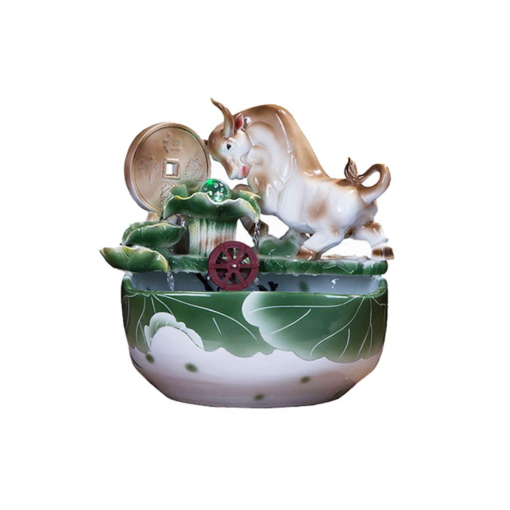 Buy SKK Water Fountain Tabletop Waterfall Fountain Indoor Ceramic