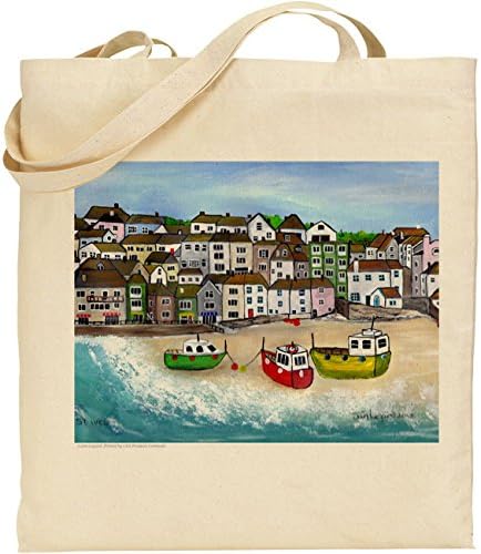 Jan Legard Landscapes | St Ives Harbour | Cornwall | Reusable | Eco Friendly | Cotton Bag Fun