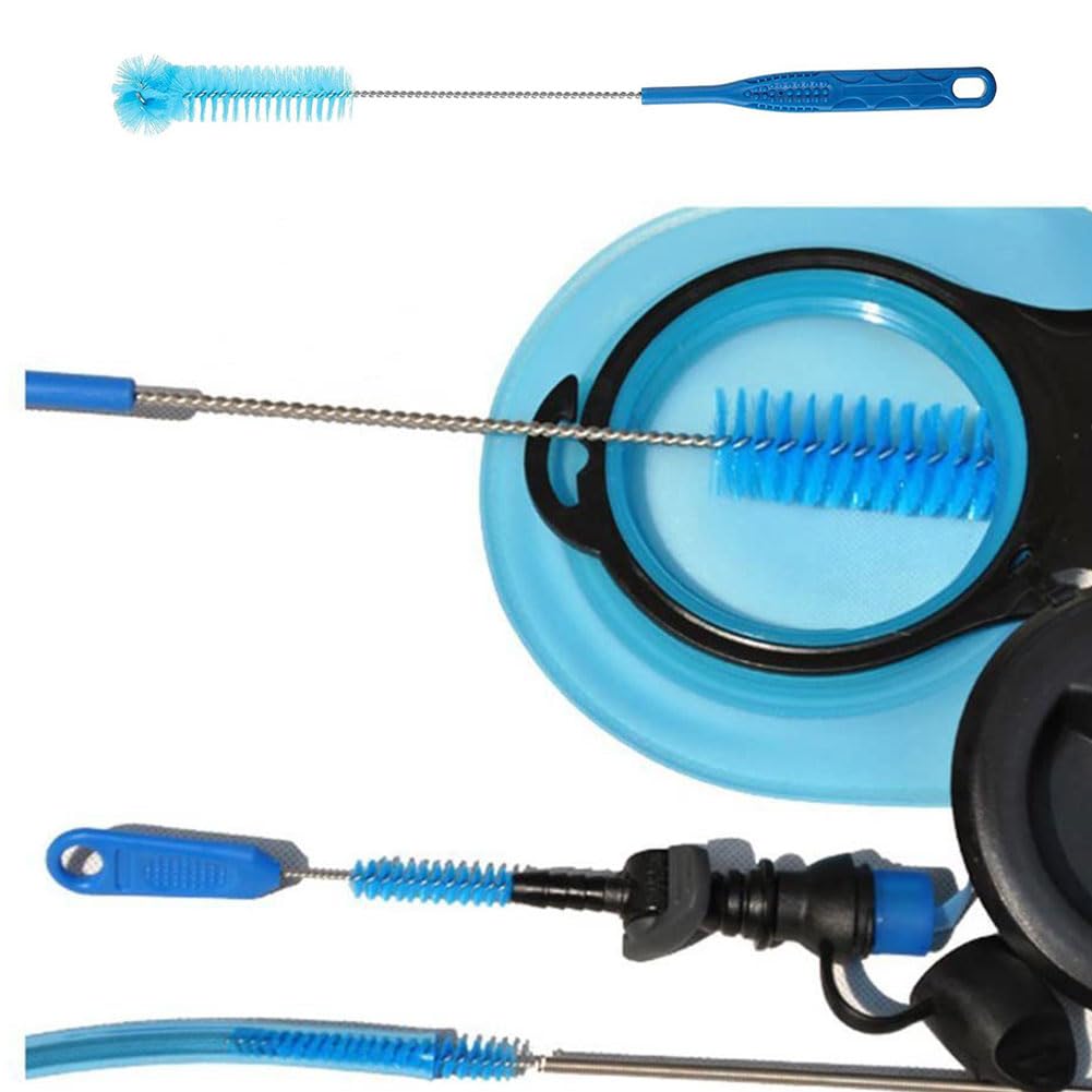 Kit de Limpieza para Vejiga de Agua de Hidratación, Kit de Limpieza de la Vejiga de Hidratación, Hidratación Bolsa de Agua Kit de limpieza, Juego de Cepillos de Limpieza para Bolsa de Hidratación