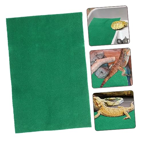 Alfombrilla cálida para reptiles pequeña verde miniatura 7