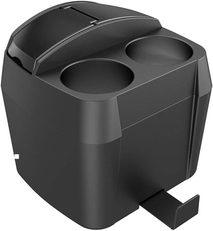 FZZDP Multifunctional Car Trash Car Styling Black Cup Holder Drink Bottle Can Auto