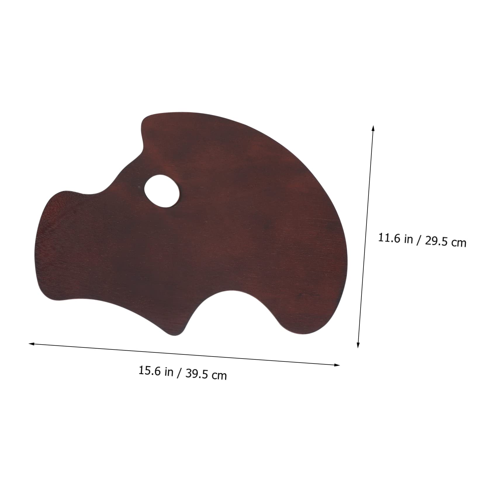 SHINEOFI Tavolozza di Legno per Pittura, Vassoio per Mescolare Colori, Leggera e Facile da Trasportare, per Pittura Artistica DIY, | Traghetta Leggera e Facile da Trasportare, Uso DIY Art Painting, Adatta a Amici e Famiglia