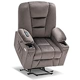 Mcombo Electric Power Lift Recliner Chair with Massage and Heat for Elderly, Extended Footrest, Hand...