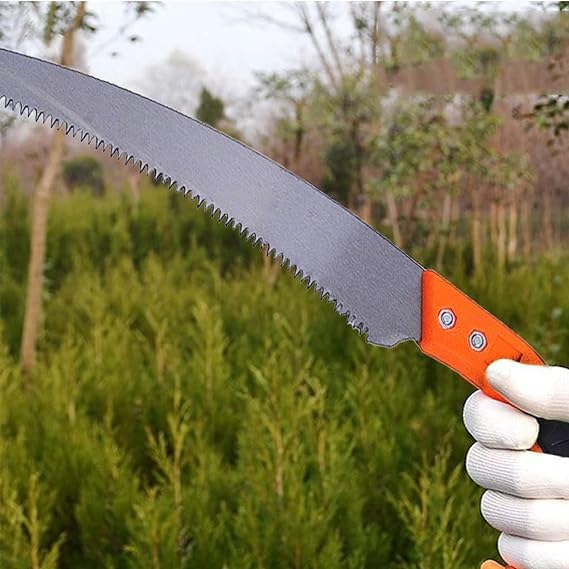 Canway 7 Inch Carbon Steel Wood Cutter Manual Hand Saw with Rubber Hand Grip | Wood Cutting Tool Machine for Home Trees and Branches (B0CW9XWWBS) Amazon Price History, Amazon Price Tracker