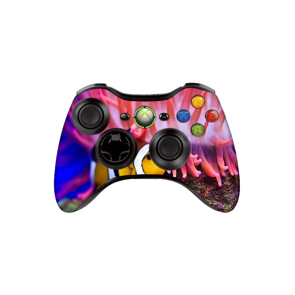 GADGETS WRAP Printed Vinyl Decal Sticker Skin for Xbox 360 Controller Only - Yellow Fish-image-35