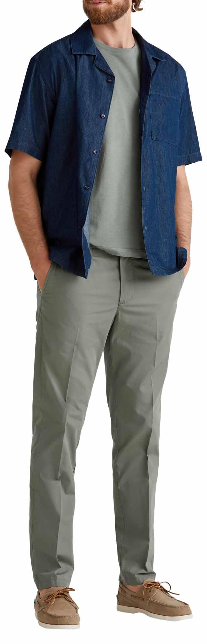 United Colors of Benetton Trousers, Sage Green 26 Years, 36