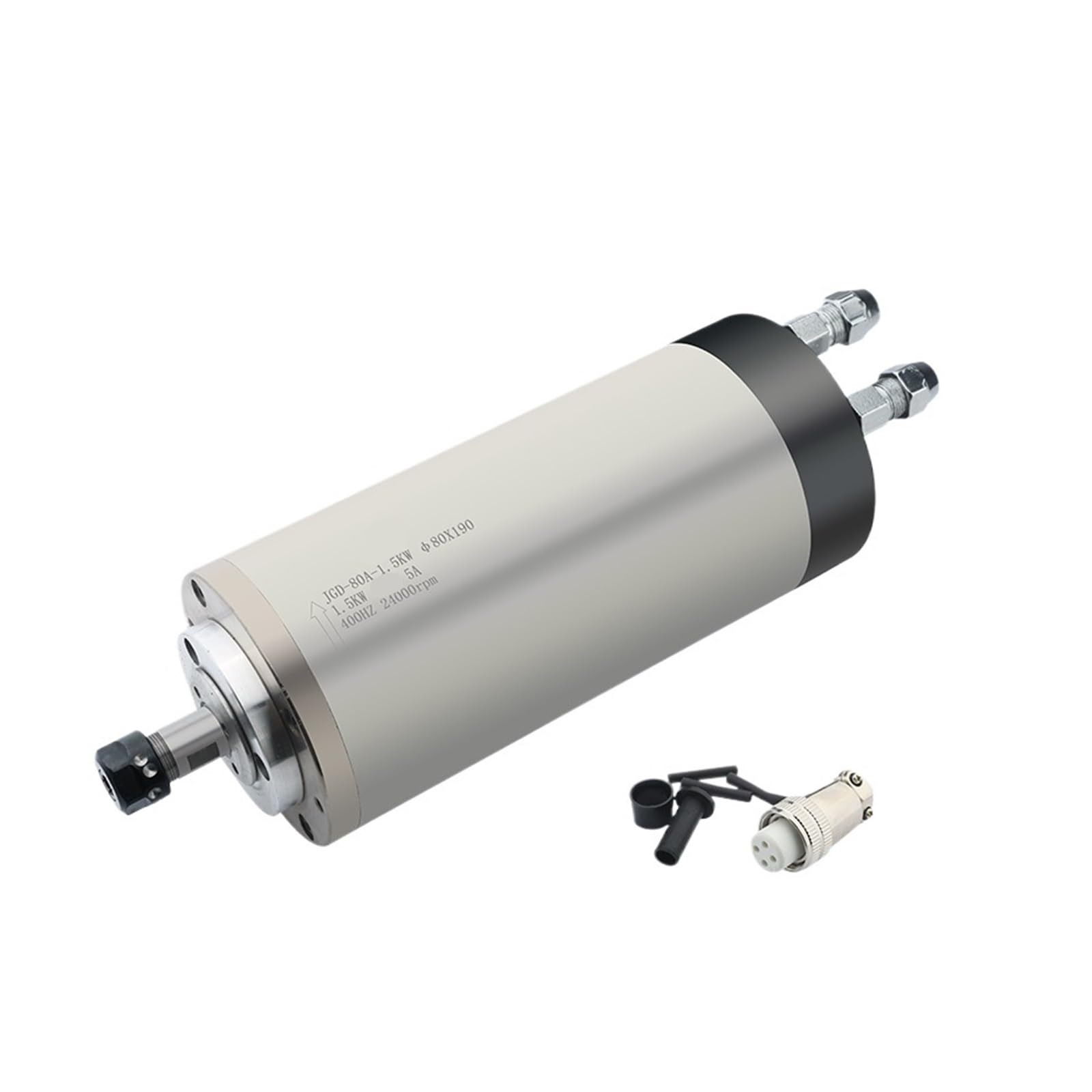 Broche à bois 220V avec moteur refroidi par eau 1.5KW pour projet de menuiserie CNC