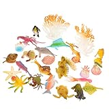 Modèles d'animaux marins - aides pédagogiques pour enfants, développant l'intelligence et élargissant la pensée, peuvent également être utilisés comme , décoration, jouets d'animaux marins