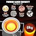 Nelyrho 6KG Propane Melting Furnace Kit – Metal Casting Machine for Gold, Silver, Copper, Jewelry Making & Refining