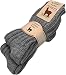 Produktbild normani 2 Paar Alpaka Wintersocken aus Reiner Naturfaser 100% Alpaka- und Schafwolle Farbe Anthrazit Größe 43/46