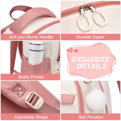 Image of ZUBOND Girls Backpack for School, Big Student School Backpack for Teens, College High School Bookbag
