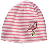 pailletten hut und krawatte Jersey-beanie mit Streifenmuster und schimmernden Pelikan für Mädchen