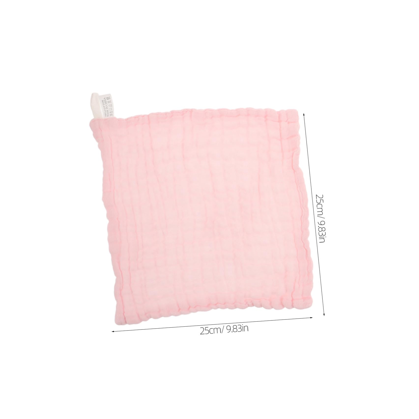 Toyvian 18 Stück Reine Baumwoll Mulltücher für Neugeborene mit 6 Schichten Sanfte Reinigung Maschinenwaschbar Größe 25x25cm für Pflege und Tägliche Anwendung
