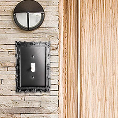 Placa embellecedora antigua para interruptor de luz y enchufe en cocina 6