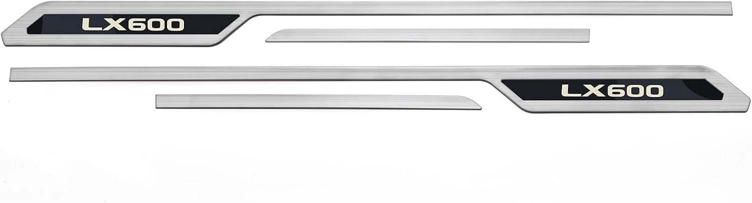Car Body Trim for 2024 2025 2026 Lexus Lx600 & Lx500d Car Body Anti-Collision Trim Appearance Modification Accessories (Stainless Steel Silver)