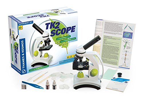 image for Thames & Kosmos TK2 Scope Biology and Durable Metal Microscope Set wit