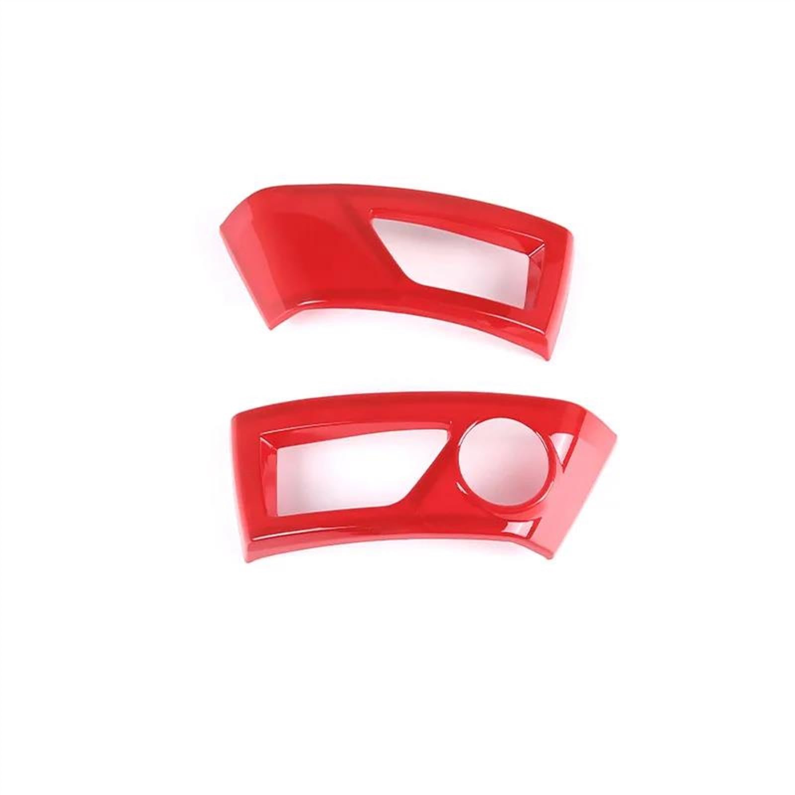 Csspdm Rosso Abs Car Central Control Air Conditioner Outlet Frame Sticker Interior Accessories For Toyota For Tacoma 2011-2015(Rosso)