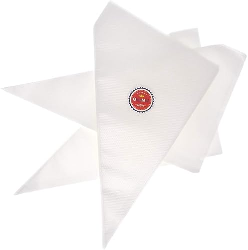 Miniatura 1 de Bolsas de repostería engrosadas desechables, 100 unidades por set de bolsas de plástico para decoración de pasteles (14.0in de espesor)