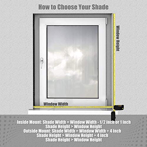 Blinds For Windows, Blackout Window Blinds And Shades For Home Bedroom Nursery, 32 Inch Wide X 64 Inch Long, White(Blackout) #TOP4