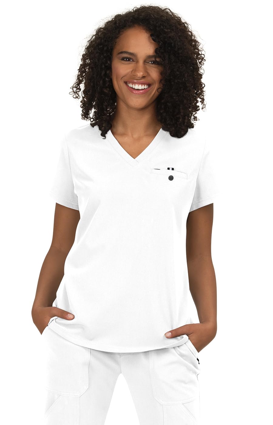 KOI Next Gen Ready to Work Women's 1-Pocket Tuck-in Scrub Top