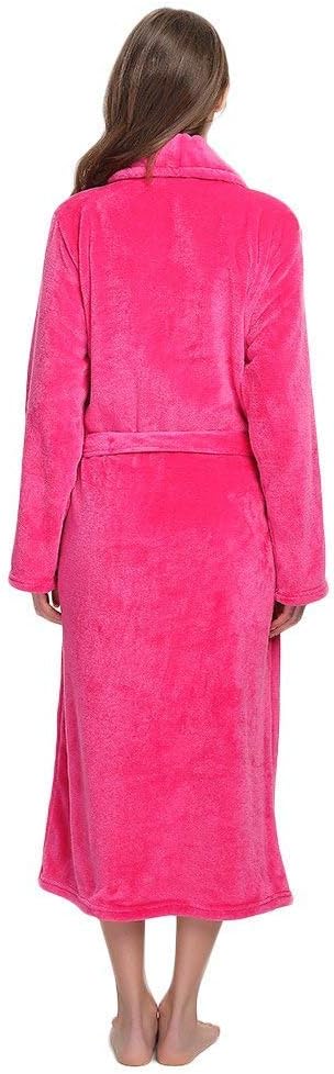 HEARTNICE Womens Fleece Robes, Soft Plush Long Bathrobe, Thick Kimono Robes for Womens, Warm House Coat - Image 3